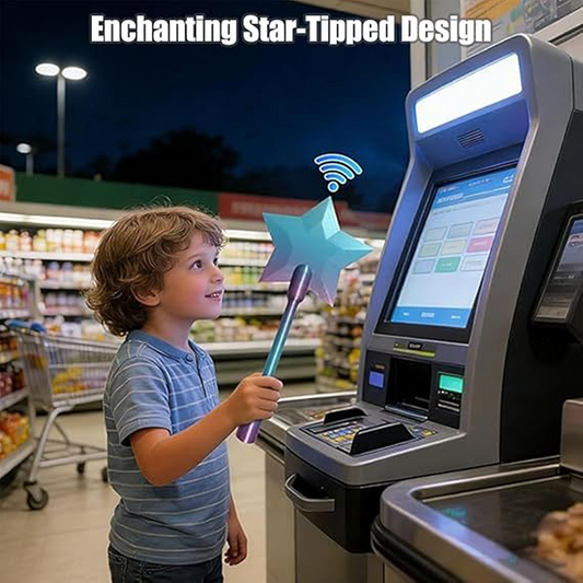 3D Printed Star-Topped Tap-to-Pay Wand