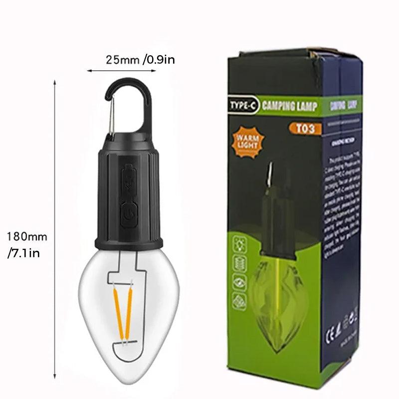 ✨Limited Time Offer ✨Outdoor Camping Hanging Type-C Charging Retro Bulb Light ✈️ Free Shipping