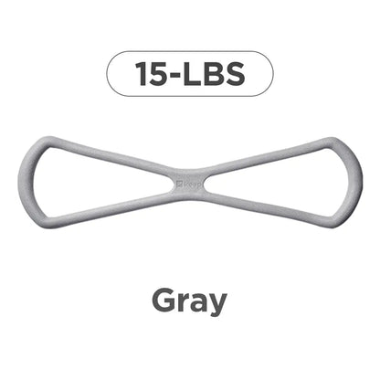 Keep Resistance Bands Figure 8 Exercise Bands for Women 8 Shaped TPE Material for Arms Chest Expander Yoga Gym Fitness Muscle Training Equipment Stretching Gear Latex Free Elastic