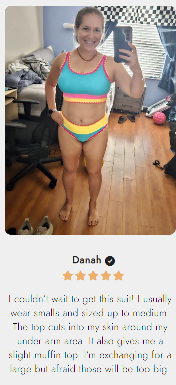 🏖️Hot Sale 50% OFF🌼Color Block Patchwork Nylon Sporty 3-Piece Bikini Set - High Waisted & Tummy Control Swimsuit👙🌈