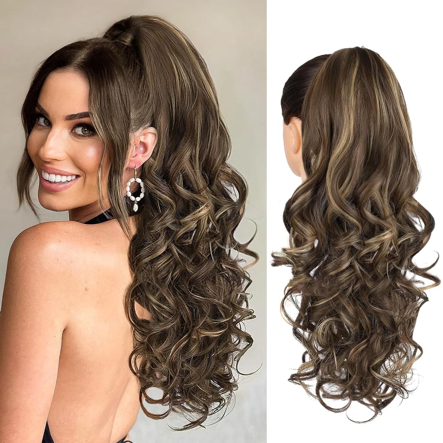 💜Limited time promotion 49%OFF💜Clip-on Wavy Ponytail Extension
