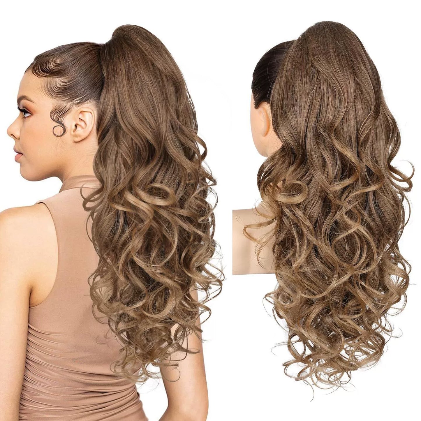 💜Limited time promotion 49%OFF💜Clip-on Wavy Ponytail Extension