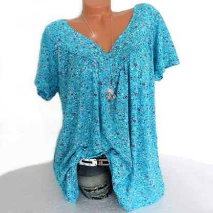 Summer fashion print short sleeve