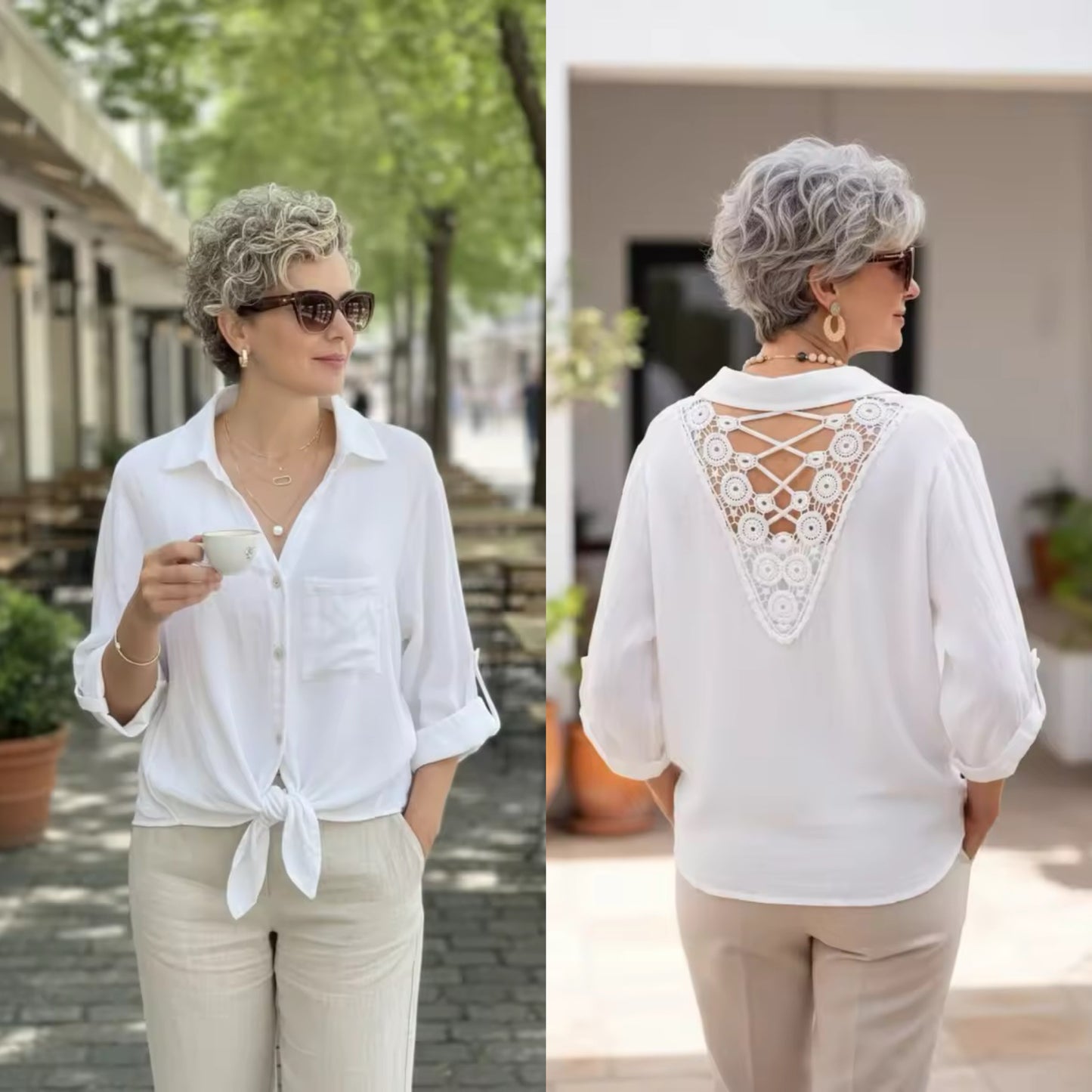 🌸Spring Sale 50% OFF👕Women's Embroidered Floral Retro Shirt