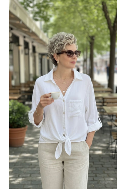 🌸Spring Sale 50% OFF👕Women's Embroidered Floral Retro Shirt