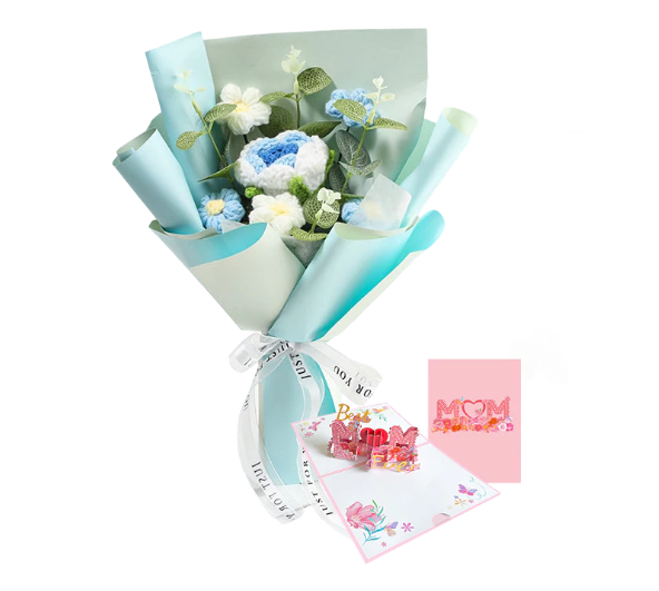 💕Mother's Day Special Sale 50% OFF!💕Handmade Delicate Crochet Flower Bouquet