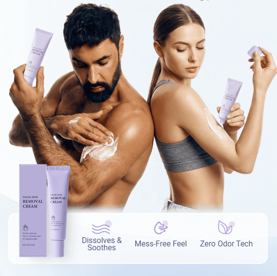 💗Last Day Buy 2 Get 1 Free🔥Gentle & Painless Facial Hair Removal Cream