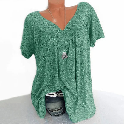 Summer fashion print short sleeve