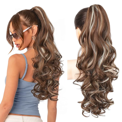 💜Limited time promotion 49%OFF💜Clip-on Wavy Ponytail Extension