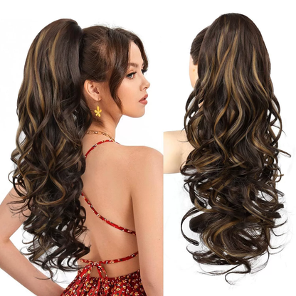 💜Limited time promotion 49%OFF💜Clip-on Wavy Ponytail Extension