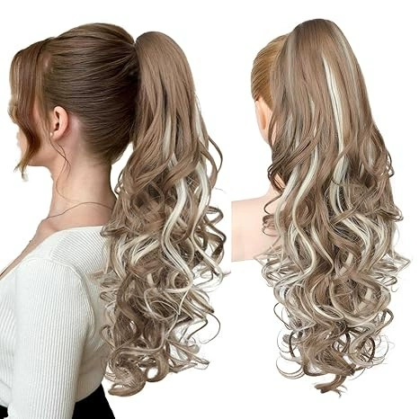 💜Limited time promotion 49%OFF💜Clip-on Wavy Ponytail Extension