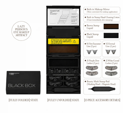 ✨3‑in‑1 Eyeliner & Lower Lash Stamp Kit – Stamp perfect wings & lashes in seconds
