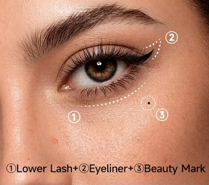 ✨3‑in‑1 Eyeliner & Lower Lash Stamp Kit – Stamp perfect wings & lashes in seconds