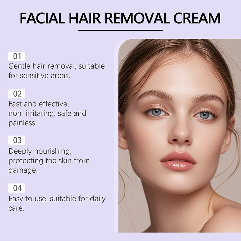 💗Last Day Buy 2 Get 1 Free🔥Gentle & Painless Facial Hair Removal Cream