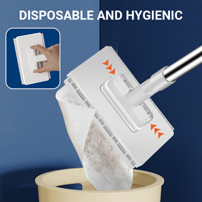 🔥Last Day Sales 70% OFF🔥Disposable Dust Mop with Reusable Cloths