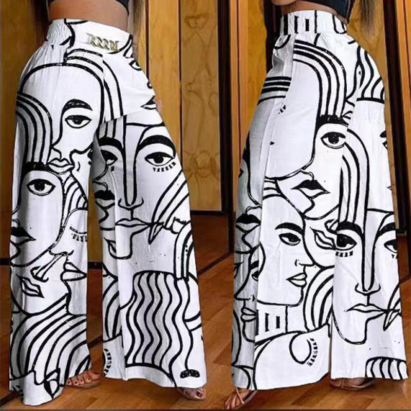 👖 60% OFF! 💃 Women's trousers – High waist, wide leg, with belt accent & versatile look ✨