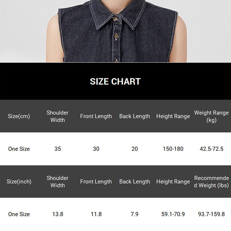 🔥Buy 1 Get 1 Free🔥Detachable Denim Fake Collar for Women