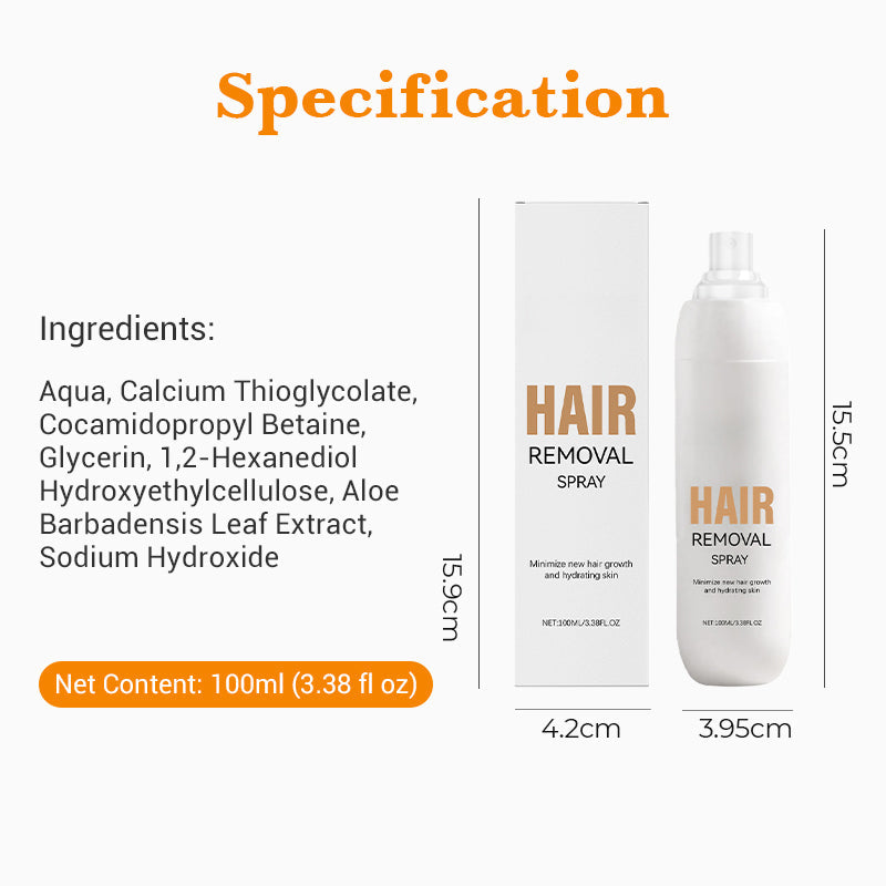 🏆 Last Day Special Price £9.78 ! 🔥Buy 2 Get 1 Free🔥100ml No Irritation Hair Removal Spray