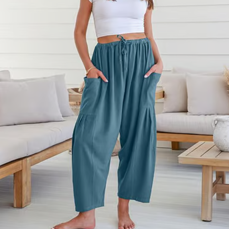 💖LAST DAY 50% OFF💖Women's Solid Color Wide Leg Pants