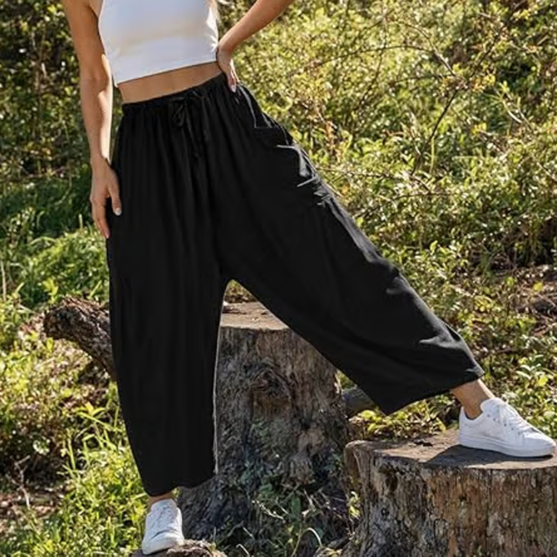 💖LAST DAY 50% OFF💖Women's Solid Color Wide Leg Pants