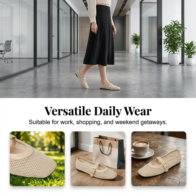 👡Hot Sale 50%OFF✨Elegant breathable mesh Mary Jane shoes