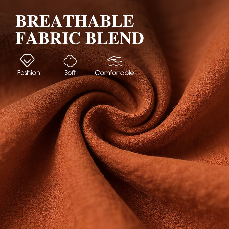 Women's Cotton Linen V-Neck T-Shirt