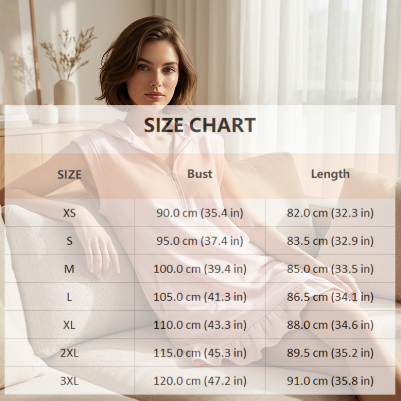 🌸HOT SALE 49% OFF🌸Women's Sleeveless Half-Zip Ruffle Hem Dress