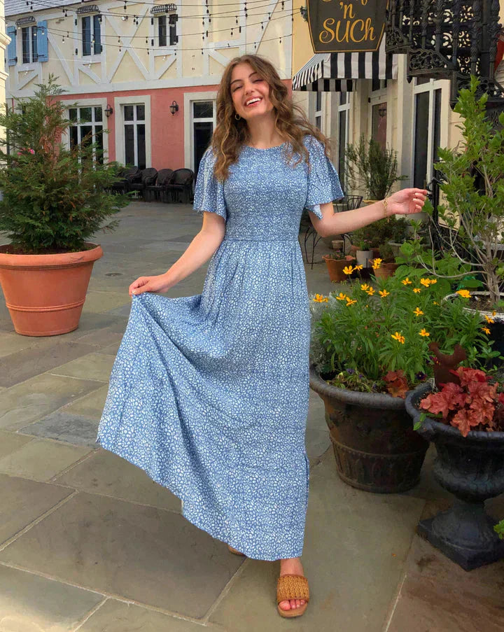 【S-5XL】🌷Hot Sale 55%OFF🌸 2026 Summer Casual Printed Maxi Dress