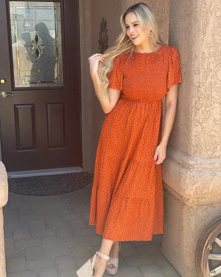【S-5XL】🌷Hot Sale 55%OFF🌸 2026 Summer Casual Printed Maxi Dress