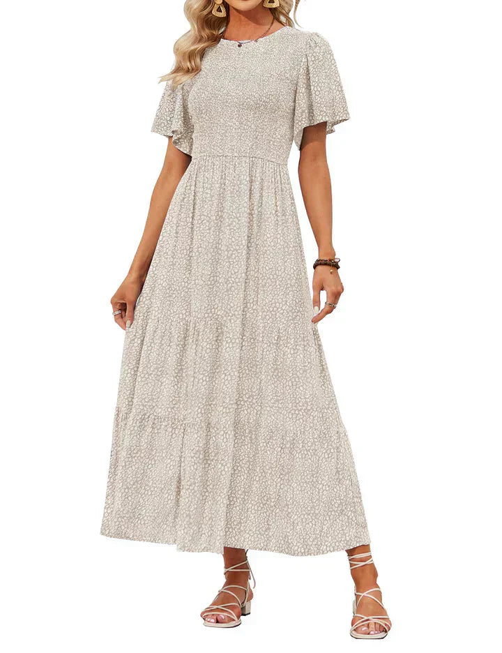 【S-5XL】🌷Hot Sale 55%OFF🌸 2026 Summer Casual Printed Maxi Dress