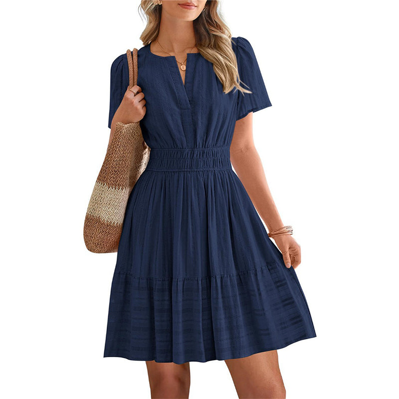👗 49% OFF NOW! 🌸 Women's Short Sleeve Tiered Mini Dress☀️