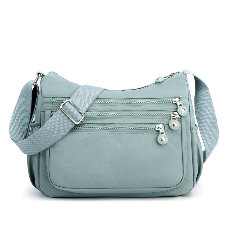 💞60K+ SOLD!🎒 Lightweight Crossbody Bag – Multi-Pocket Nylon Shoulder Purse, Water-Resistant, Adjustable Strap – Perfect for Travel, Daily Commute (Black, Dark Blue, Blue-Green, Dark Purple)