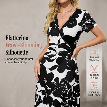🌺Summer Hot Sale 60% OFF💐Elegant 3D Floral Maxi Dress