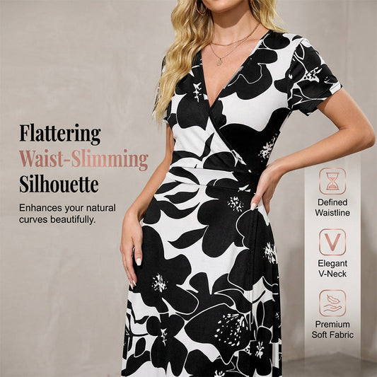 🌺Summer Hot Sale 60% OFF💐Elegant 3D Floral Maxi Dress