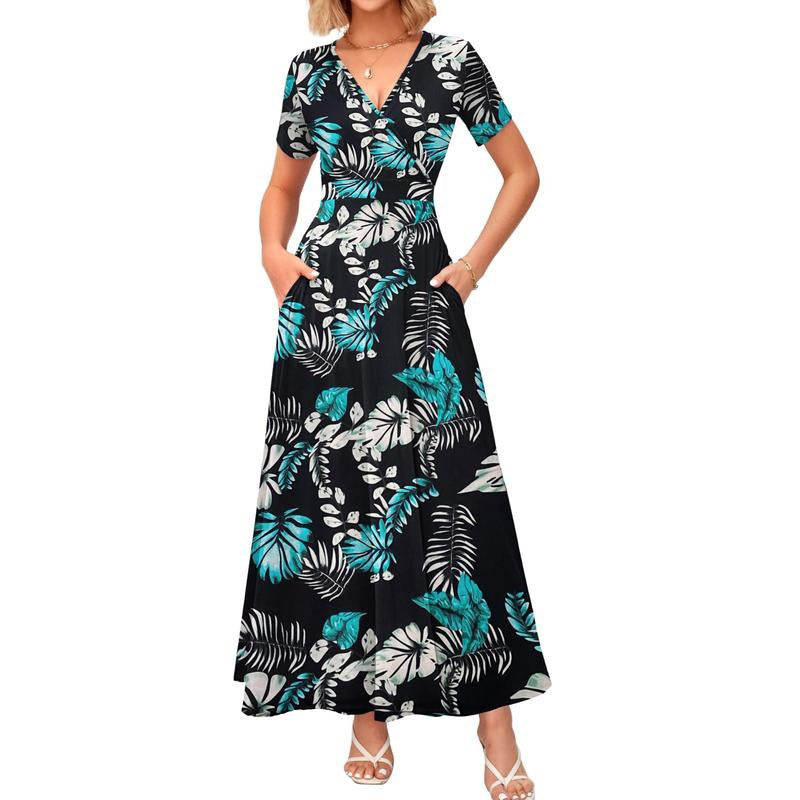 🌺Summer Hot Sale 60% OFF💐Elegant 3D Floral Maxi Dress