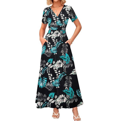 🌺Summer Hot Sale 60% OFF💐Elegant 3D Floral Maxi Dress