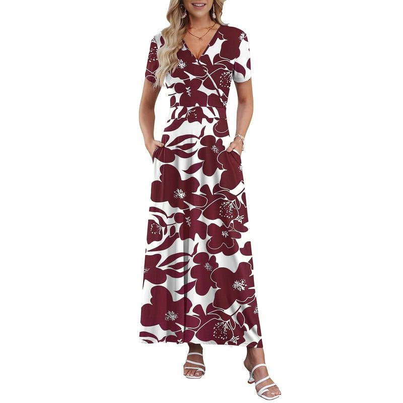🌺Summer Hot Sale 60% OFF💐Elegant 3D Floral Maxi Dress