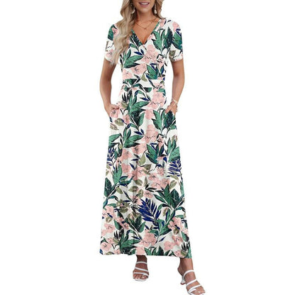 🌺Summer Hot Sale 60% OFF💐Elegant 3D Floral Maxi Dress