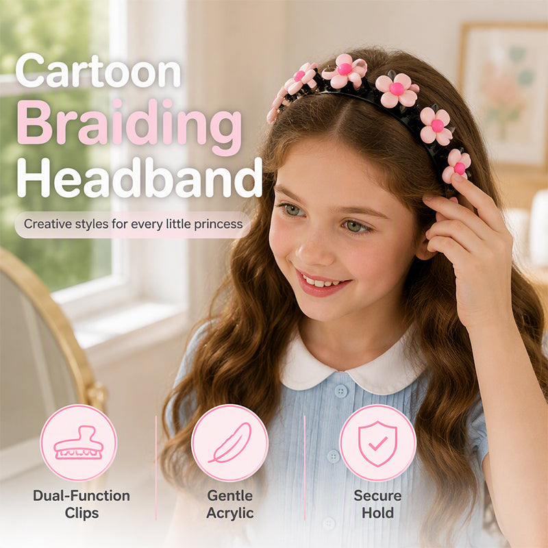⏳Last Day 50%OFF⏰Cute Cartoon Hairband for Girls🎀🌺