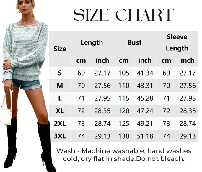 🎁HOT SALE 55% OFF💥Solid Round-Neck Striped Top with Long Sleeves